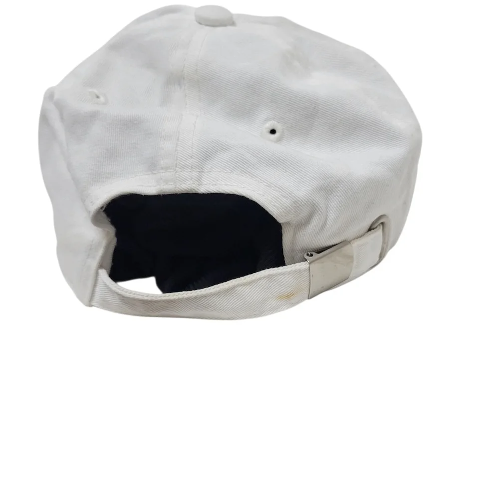 GUESS Women's Baseball Hat White 100% Cotton